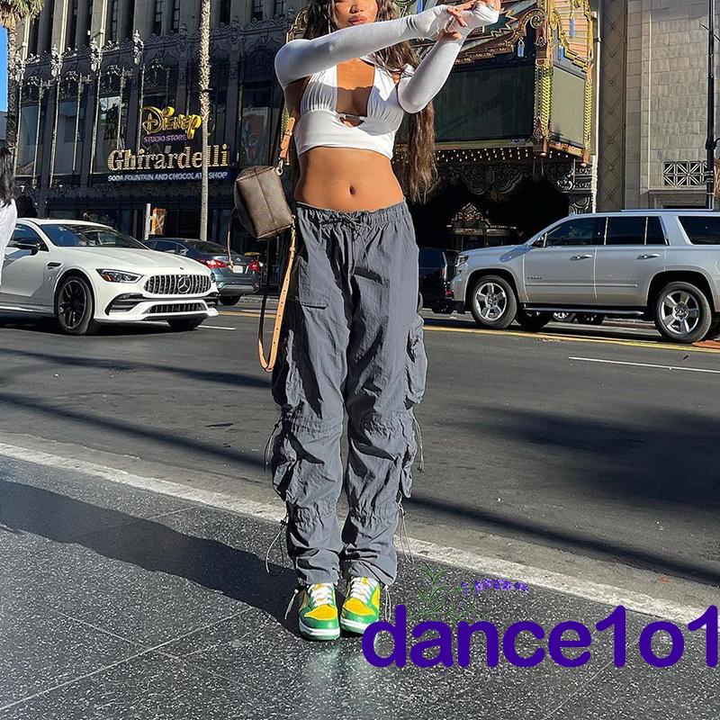 Quần dài màu trơn form rộng hợp thời trang cho nữ