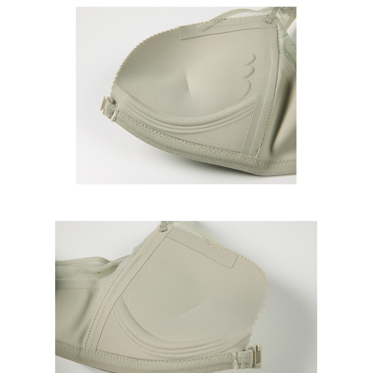 Áo Lót Nữ--Áo Bra Nữ 2 Dây Áo Lót Nâng Ngực Dày Dặn Có Nút Cài Phía Trước Và Hình Nơ Sau Lưng