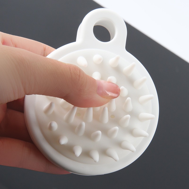 Lược gội đầu Silicone mát xa da đầu giảm rụng tóc, mọc tóc, gãi ngứa sạch gàu CadiA