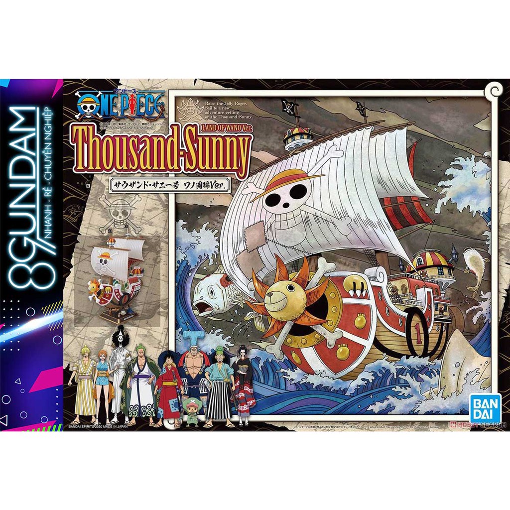Mô Hình Lắp Ráp One Piece Tàu Thousand Sunny Land of Wano Ver.