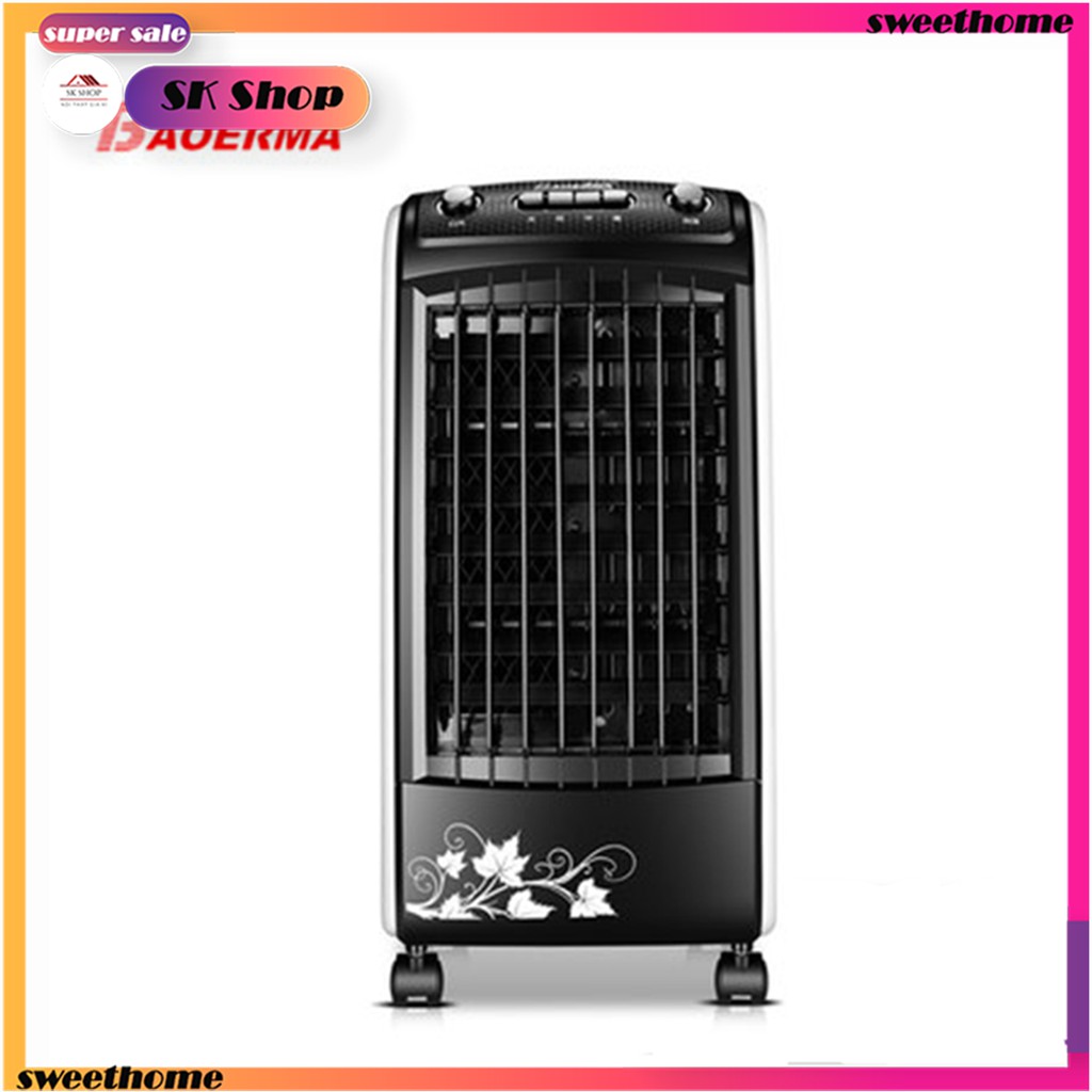 Quạt Điều Hòa hơi nước 1701R 65w,bình chứa 5L, Quạt Hơi Nước siêu mát