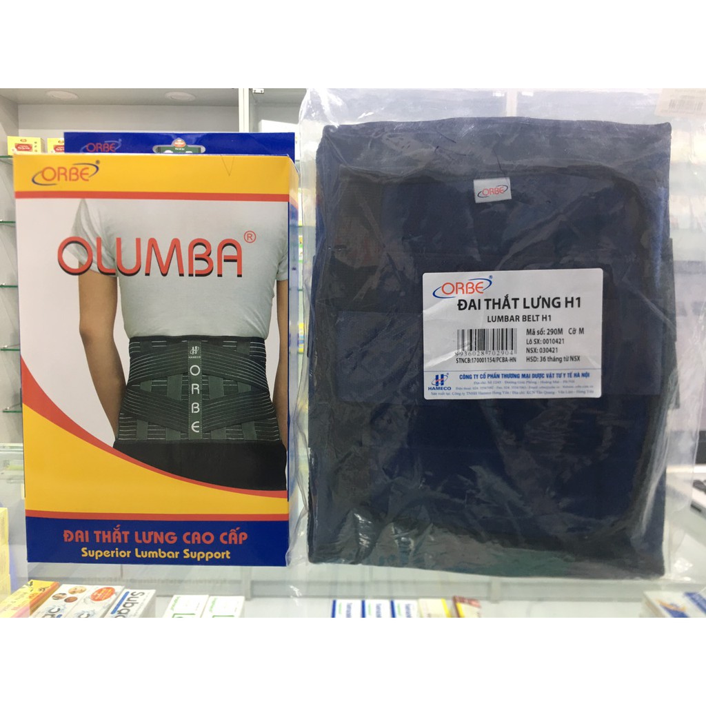 Đai Lưng Cột Sống Olumba Orbe Thoát Vị, Thoái hóa, Đau Lưng
