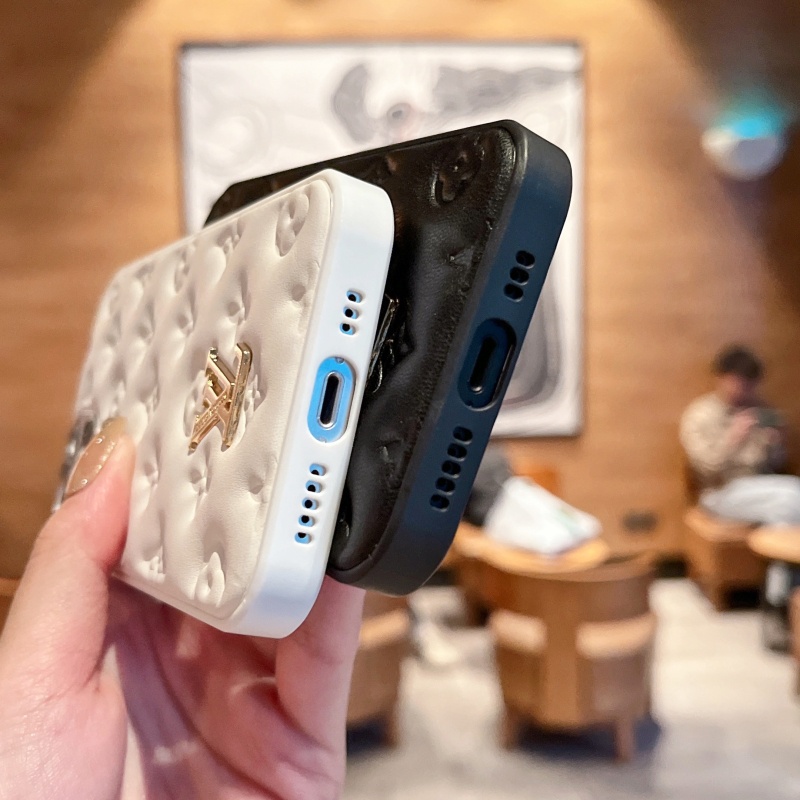 Ốp Điện Thoại Da Mềm Chống Sốc In logo 3d Cho iphone 15 14 13 12 11 pro max xs xr x 8 7 plus + se 2020 15 plus Chống Rơi
