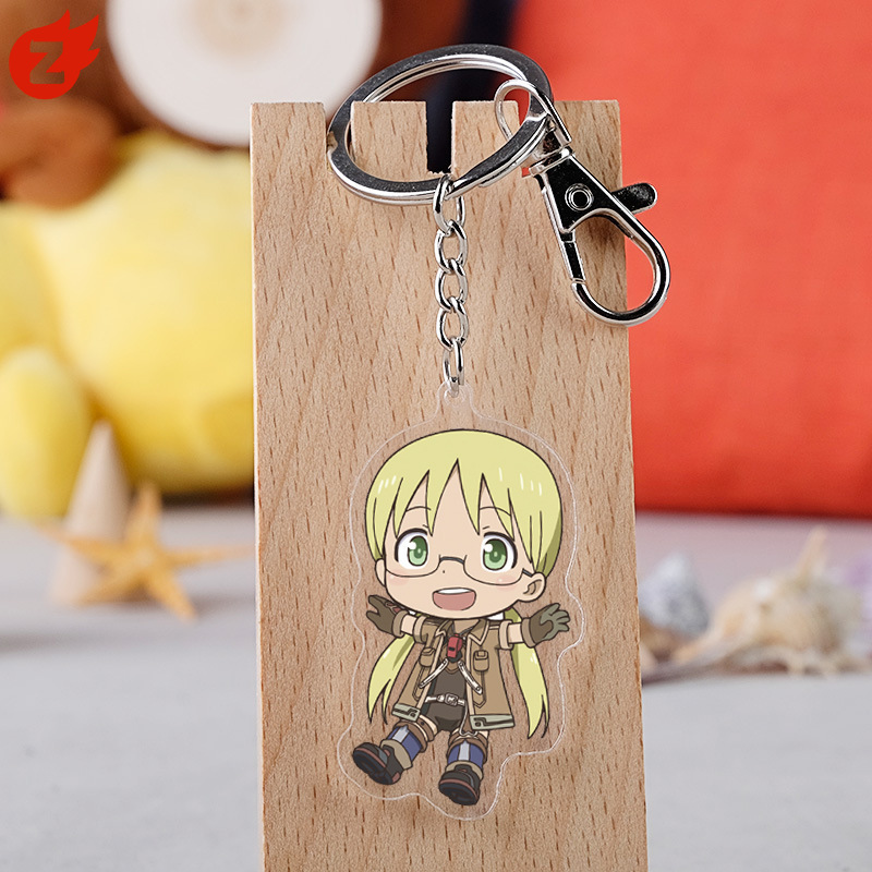 Móc chìa khóa bằng acrylic in họa tiết hoạt hình Made In Abyss