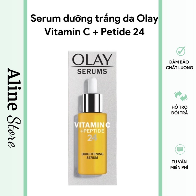 Serum dưỡng trắng da Olay Vitamin C + Petide 24