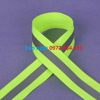Cuộn dây phản quang vải khổ 5cm x100m
