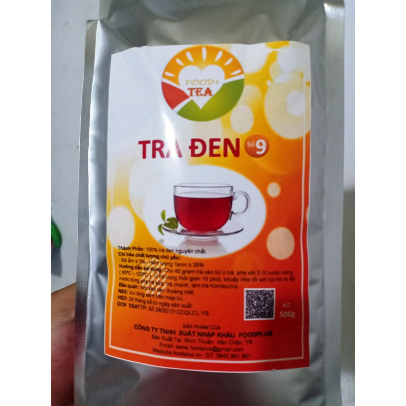 Trà Đen - Hồng Trà Số 9 Food+Tea, Pha Trà Sữa 500g.