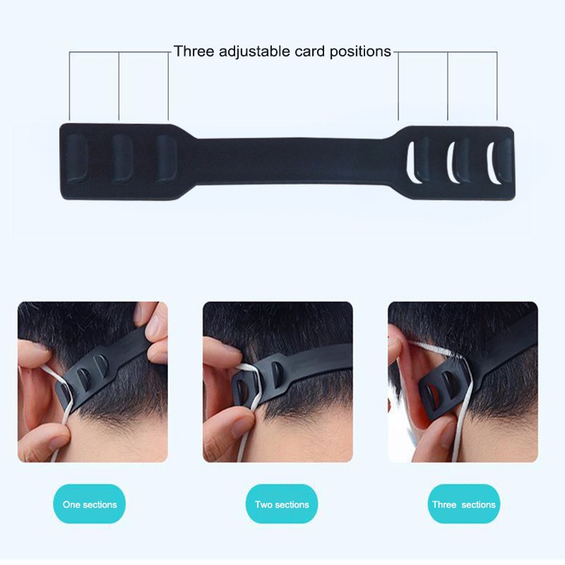 Dụng cụ hỗ trợ móc dây đeo khẩu trang có thể điều chỉnh để bảo vệ tai | BigBuy360 - bigbuy360.vn