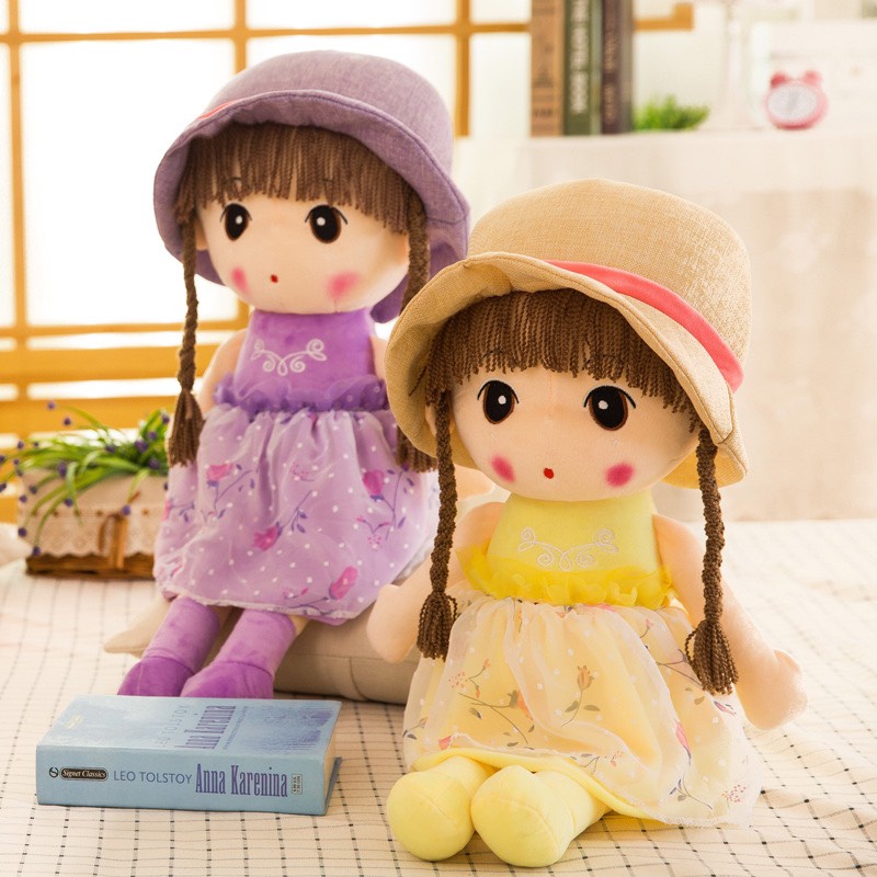 Búp Bê Váy Hoa Cao 45cm Cao Cấp Nhiều Mầu