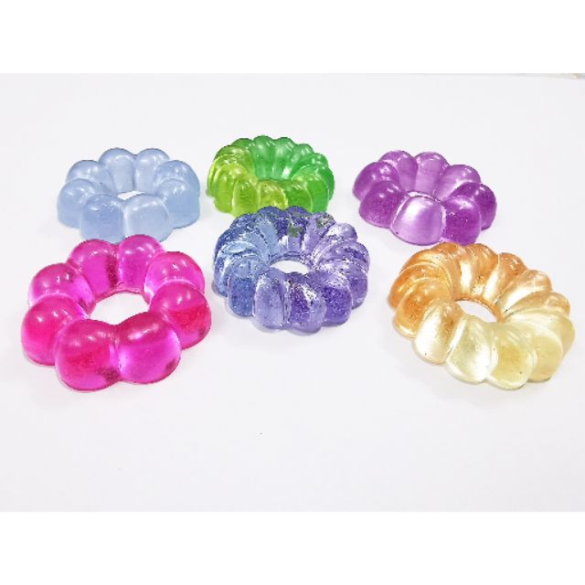 Charm donut - mix màu trong suốt