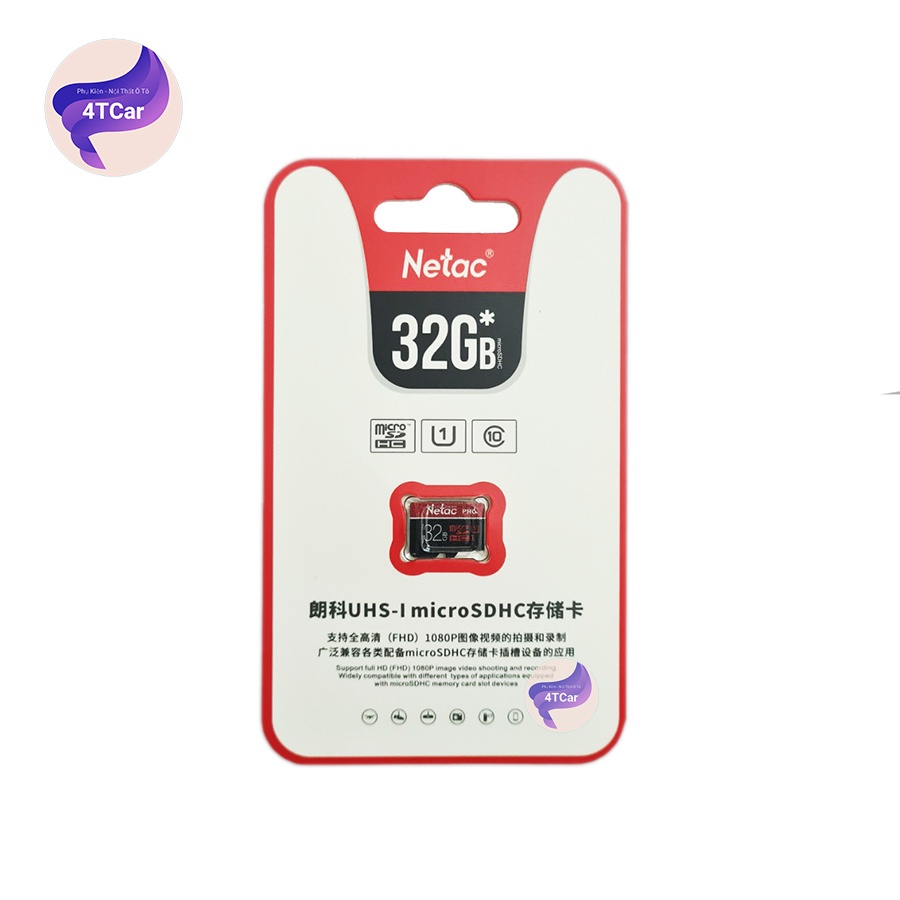 Thẻ nhớ camera hành trình 32G NETAC