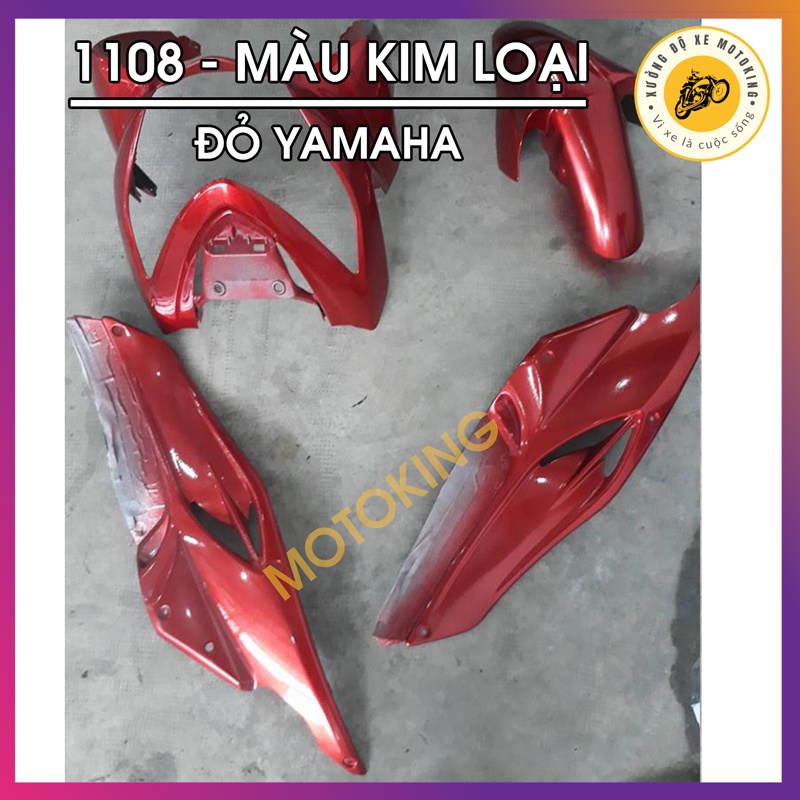 Sơn Samurai đỏ Yamaha lấp lánh ánh kim 1108** - chai sơn xịt chuyên dụng dành cho xe máy, ô tô