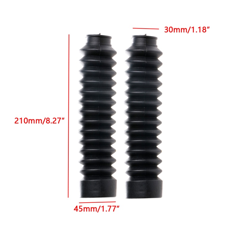 Set 2 Vỏ Bọc Phuộc Trước 30mm Bằng Cao Su Thông Dụng Cho Xe Máy