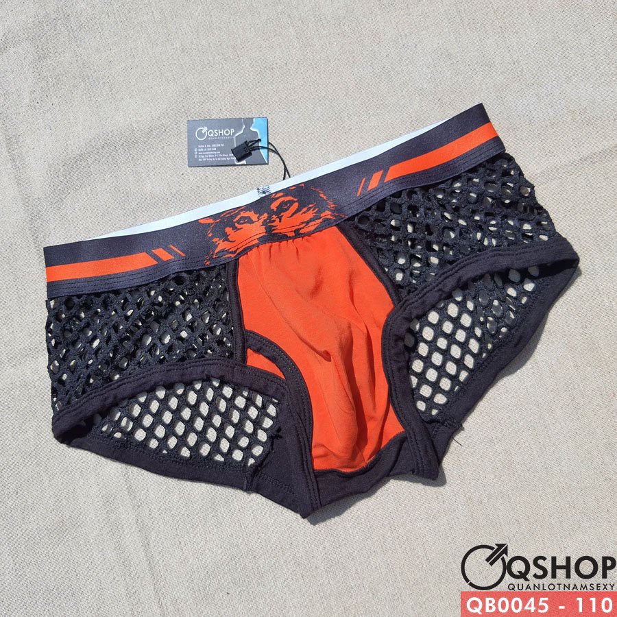 QUẦN LÓT TAM GIÁC LƯỚI LỖ QB0045