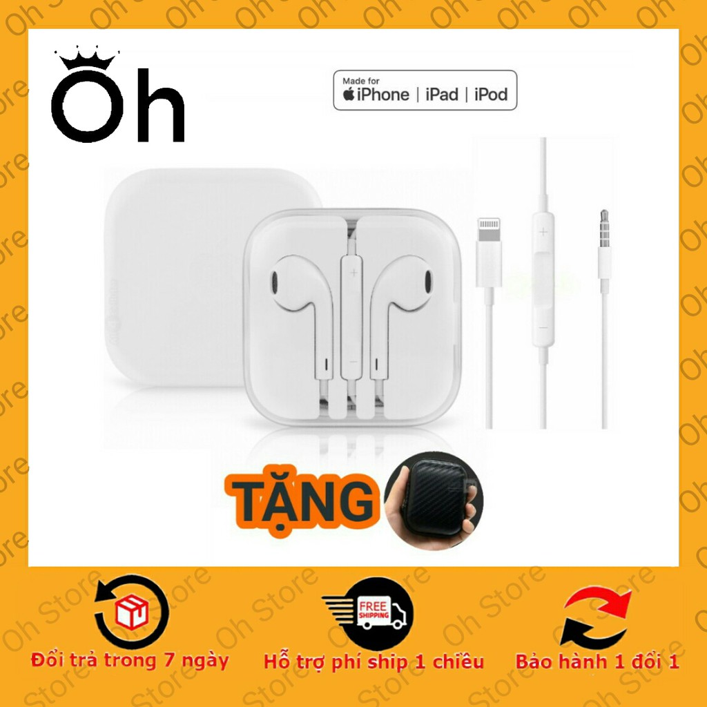 Tai Nghe Iphone Cho Iphone 5/6/7/8/7Plus/8Plus/XS Max - Bảo Hành 12 Tháng