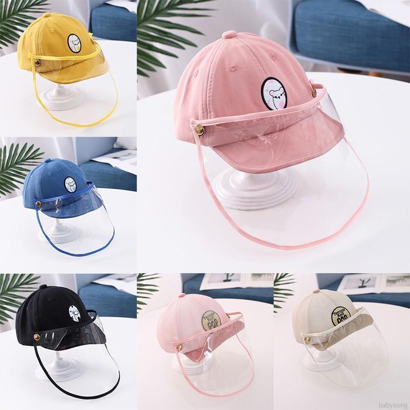 Mũ Lưỡi Trai Có Tấm Lưới Bảo Vệ Chống Giọt Bắn Dành Cho Trẻ Em