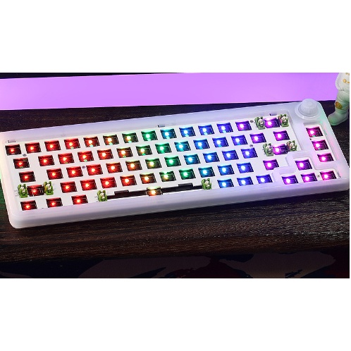 - Kit Phím Cơ Gamakay LK67 - LED RGB - 3 MODE - NEW FULLBOX - TRẮNG & ĐEN - Hotswap