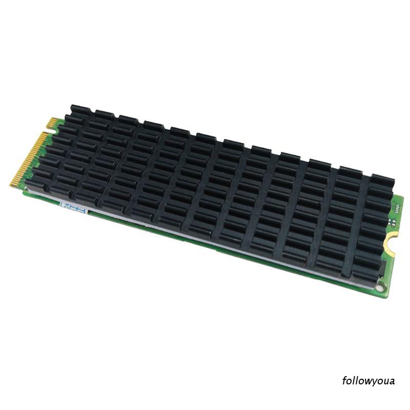 Tấm Tản Nhiệt Màu Đen M.2 Ngff Cho M.2 Ngff 2280 Pci-E Nvme Ssd