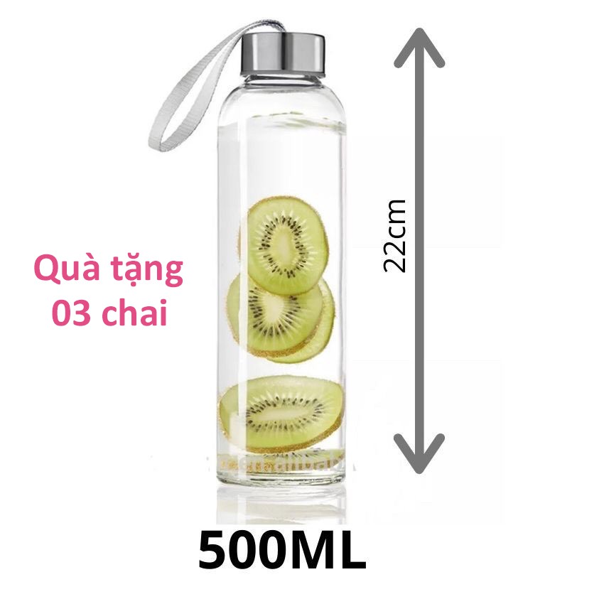 [SIÊU HOT] Máy lọc nước Unilever Pureit Classic 9L - Quà tặng 3 chai thủy tinh đựng nước 500ml có quai sách