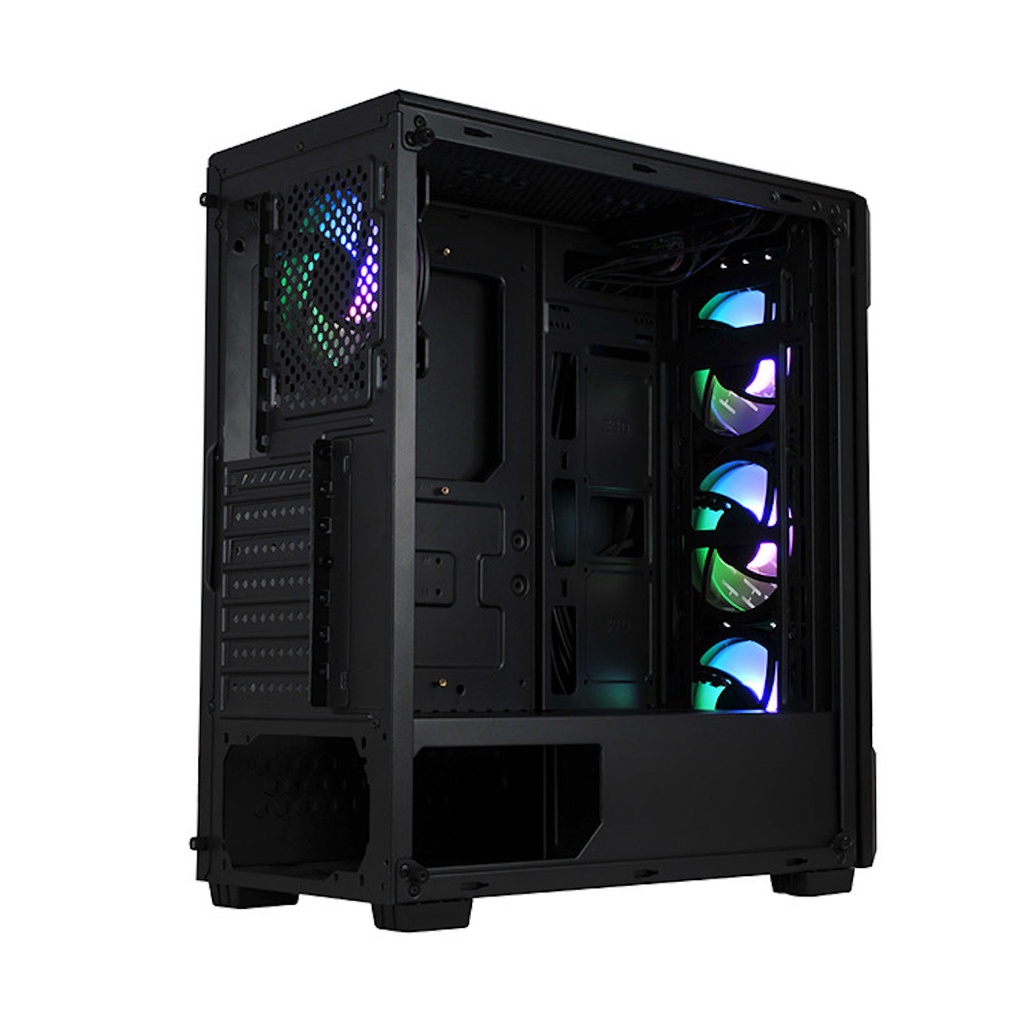 Vỏ case JETEK R22 (TẶNG KÈM 3 FAN RGB)