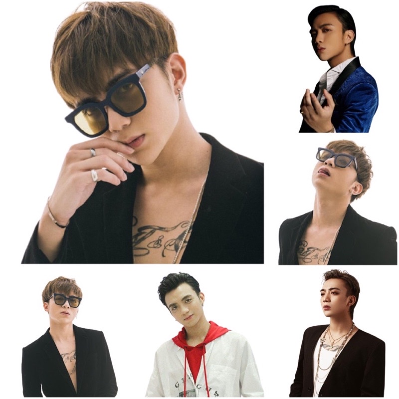 Sticker Soobin Hoàng Sơn 30-60 cái ép lụa khác nhau / hình dán Soobin Hoàng Sơn