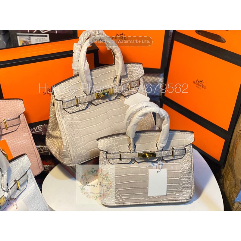 TÚI BIRKIN DA RẮN SIZE 25 &amp; 30CM ẢNH TỰ CHỤP