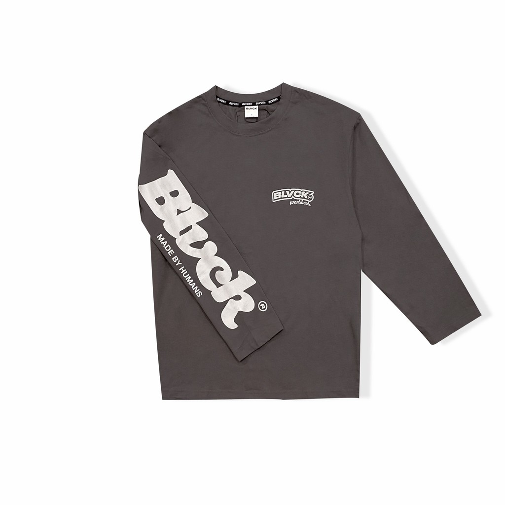 [Mã SKAMCLU7 giảm 10% Tối Đa 50K đơn 0Đ] Áo thun tay dài BLVCK Poplogo - Màu nâu | BigBuy360 - bigbuy360.vn