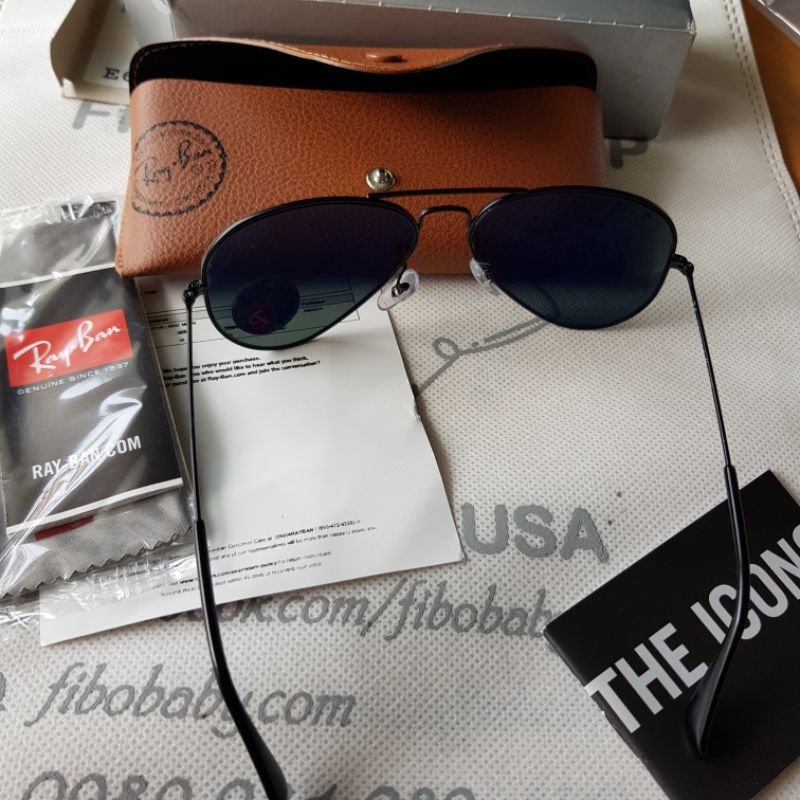 Kính Ray-ban (authentic) AVIATOR CLASSIC RB3025 POLARIZED (chống chói mắt)