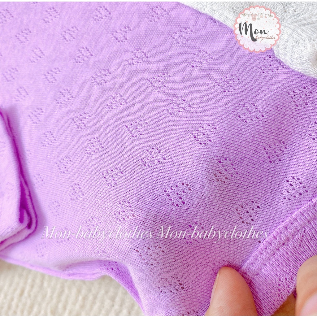 ÁO Body dài tay cotton mềm mịn cho bé