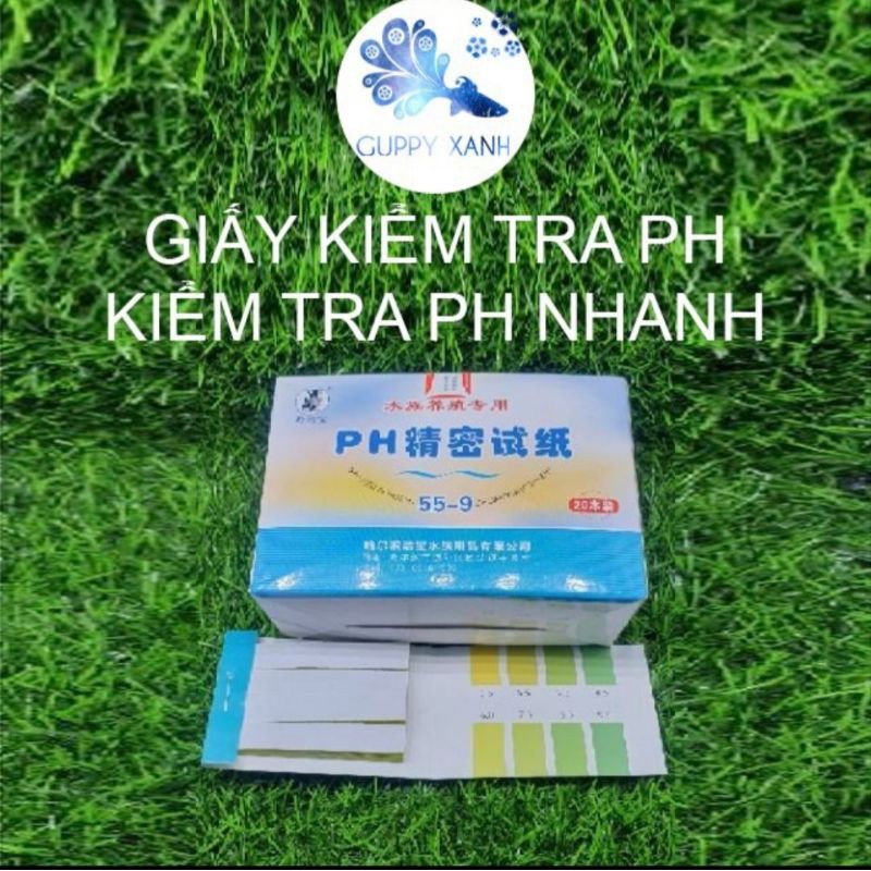 Giấy test độ pH của nước - siêu tiện lợi - một cuộn giấy 80 tờ giấy test pH