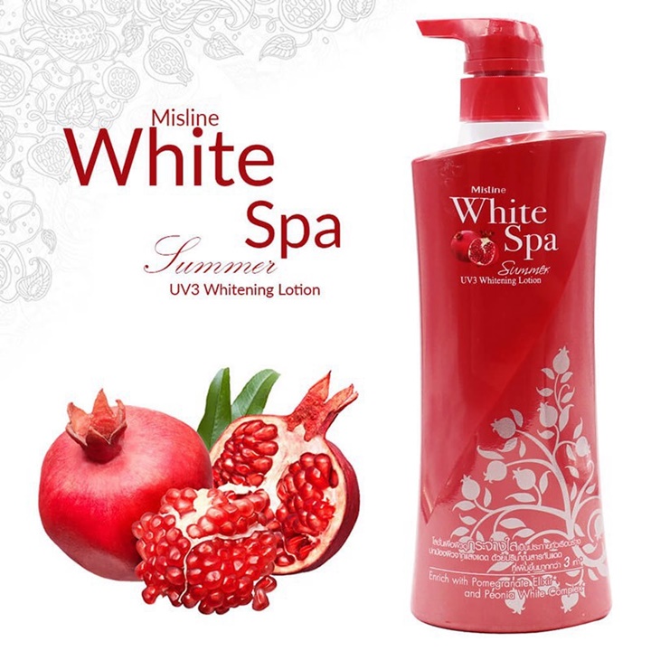 [Sỉ-Rẻ] Sữa dưỡng thể siêu trắng Mistine White Spa UV Lotion 500ml - DC [Lẻ-Sỉ]