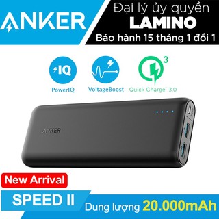 Pin sạc dự phòng anker powercore speed 20000mah - a1278 - hãng phân phối chính thức