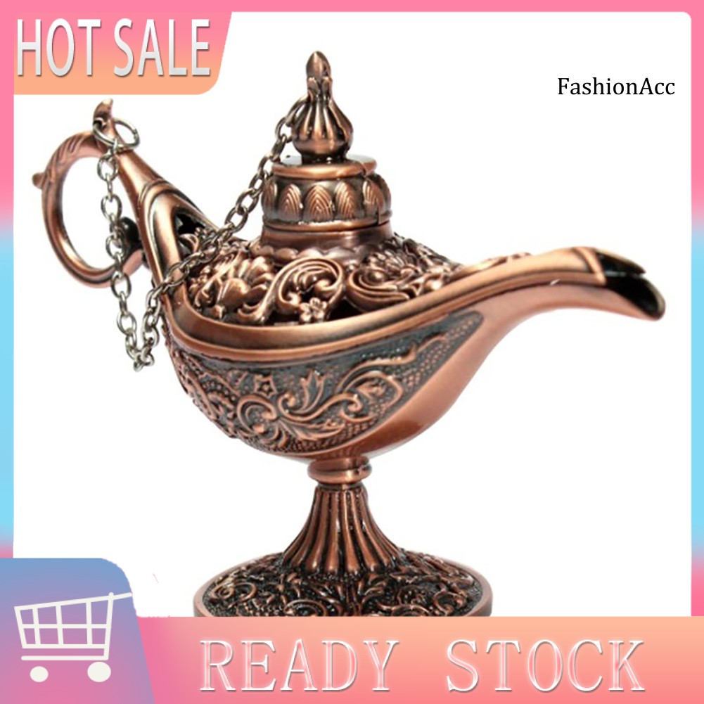 ALADDIN Mô Hình Đèn Thần Aladin Cổ Điển Bằng Hợp Kim Kẽm Dùng Để Trang Trí Bàn Làm Việc
