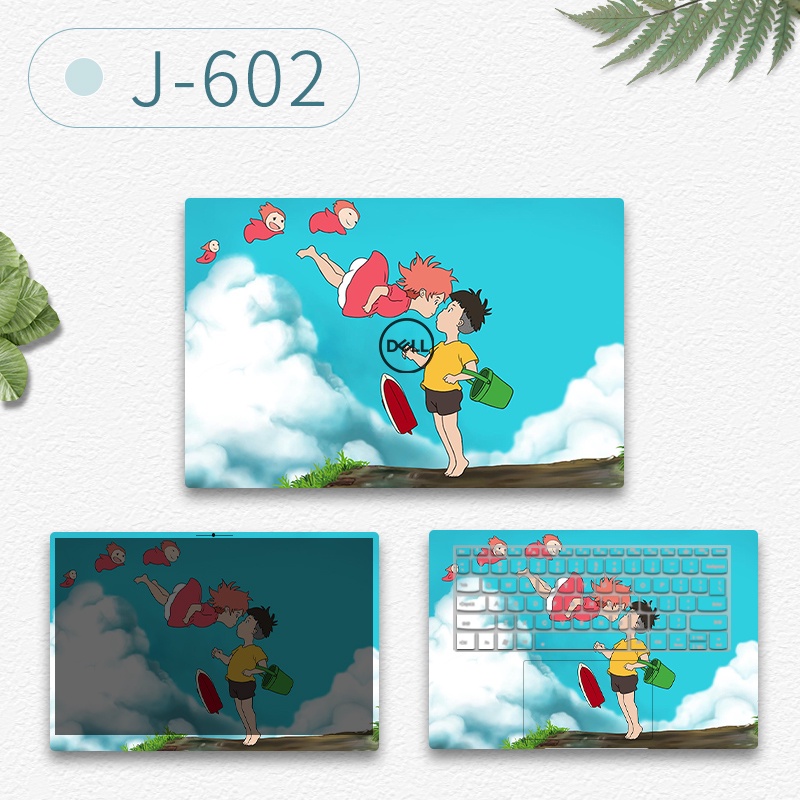 Miếng Dán 3 Mặt Bảo Vệ Laptop Họa Tiết Hoạt Hình Cho Laptop Dell Inspiron 14 5415 5420 5410 5418 5405 5402 Vostro 14 5410 14 inch