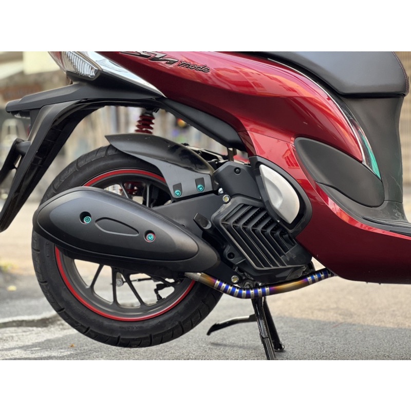 Đót nối  chống xì cho cổ pô titan inox 304 CNC size 27 & 32