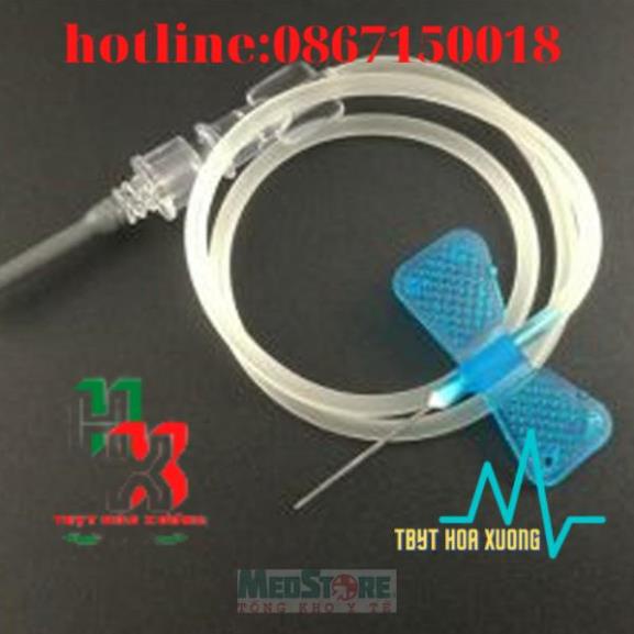 Kim lấy máu chân không, loại cánh bướm (100 chiếc/túi) Medisafe