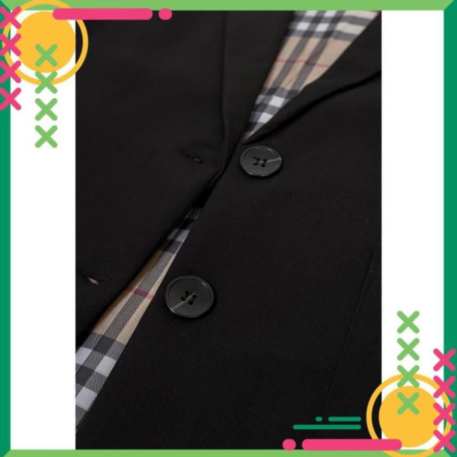 ( Hàng Đẹp ) áo blazer nữ công sở 3 màu đen/kẻ/be phong cách hàn quốc thương hiệu T-Linh B89