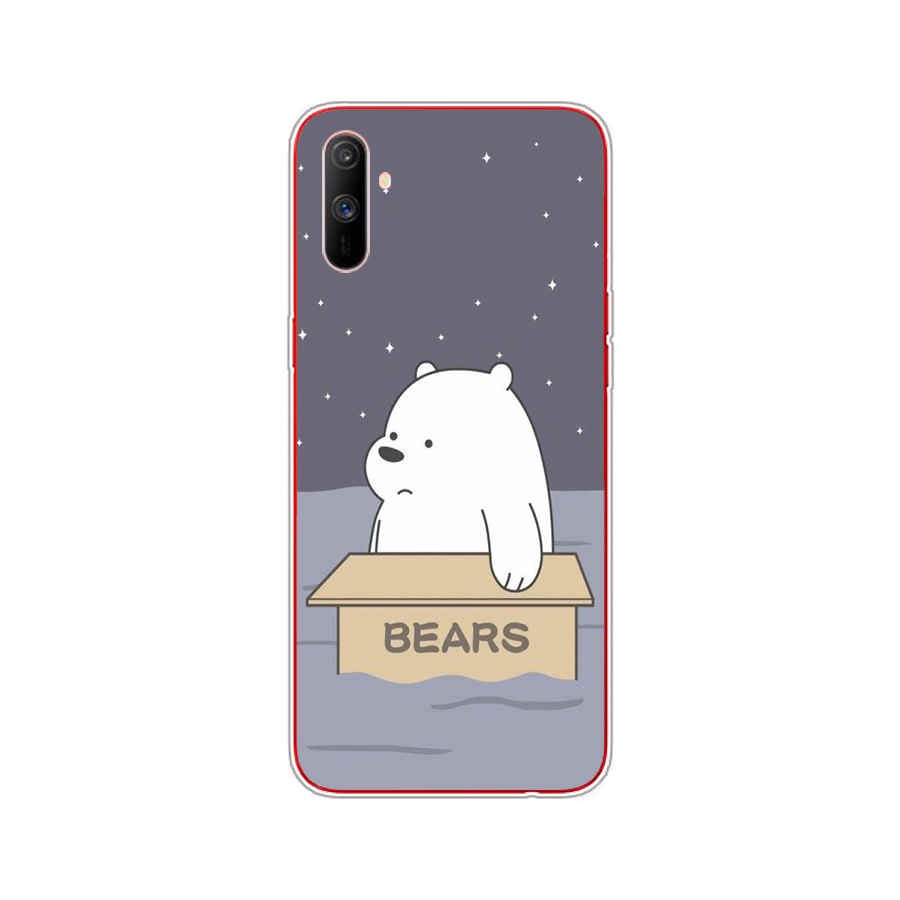 Ốp silicon Mềm In Hình Gấu We Bare Bears Cho Oppo Realme C3 / A1K / A37 / Neo 9 / F1 / A35 / F9 Pro