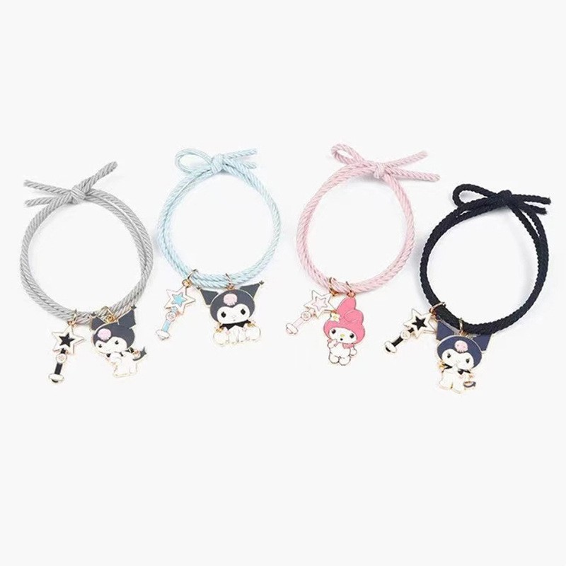 Bán Sỉ!Sanrio Phụ Kiện Trang Sức Vòng Tay/ Dây Chuyền Hình Mèo Hello Kitty/ Melody/ Chú Chó Tai To Dễ Thương diy