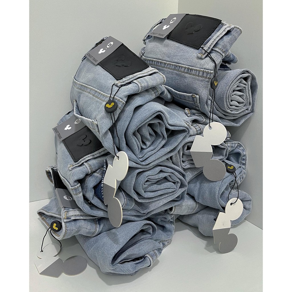 QUẦN JEAN Slimfit Baby Blue CHUOTTRANG | BigBuy360 - bigbuy360.vn