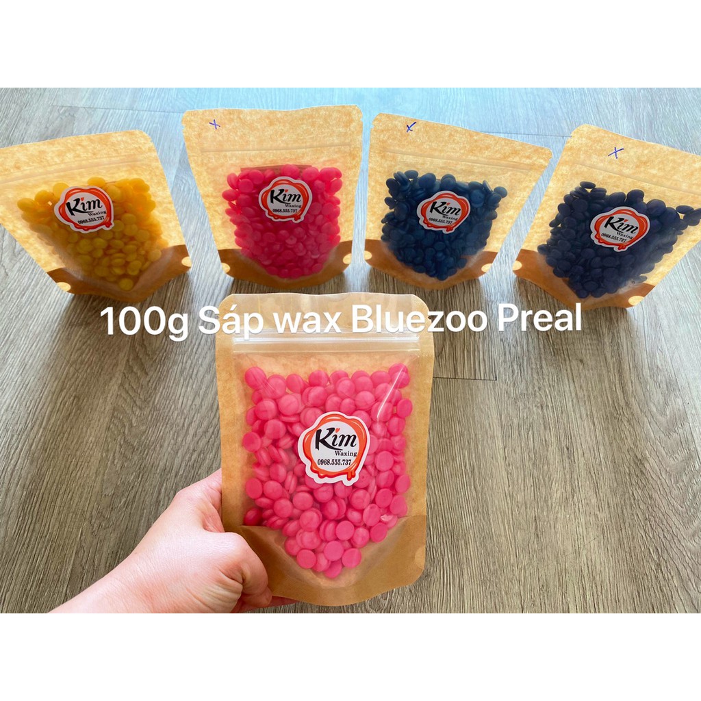 100g Sáp Hard wax beans Bluezoo Siêu dưỡng Tẩy lông Nhũ | BigBuy360 - bigbuy360.vn