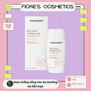 Kem chống nắng Mesoestetic Light Water Antiaging Veil SPF 50+