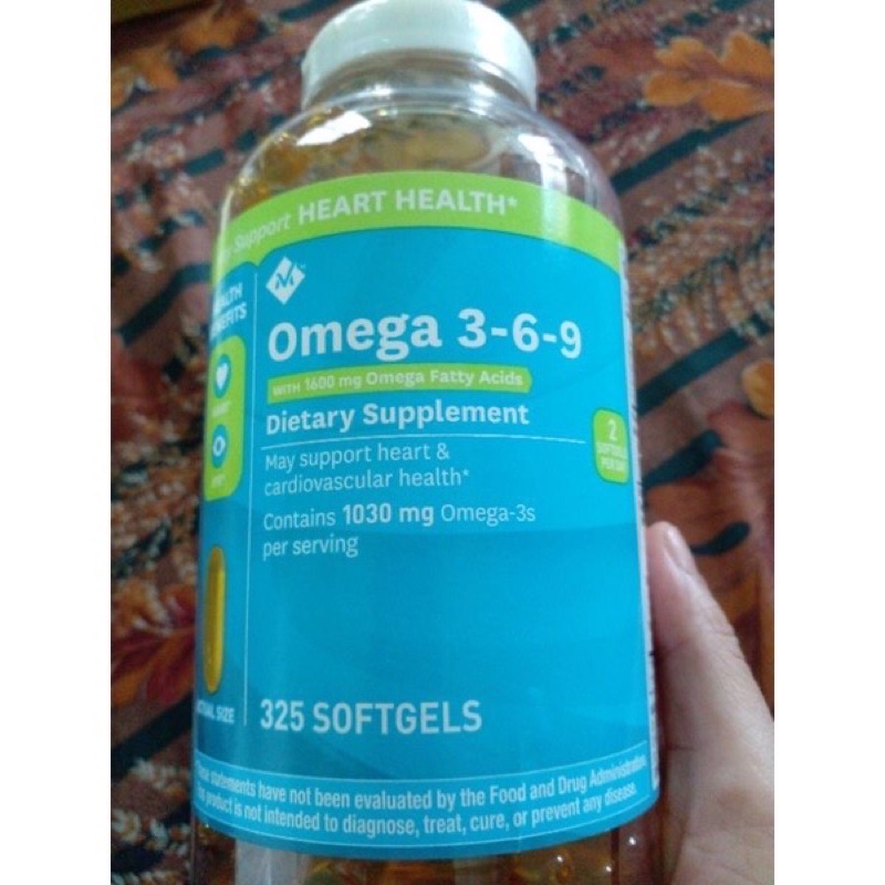 Viên uống Omega 369 Member’sMark Support Heart Health