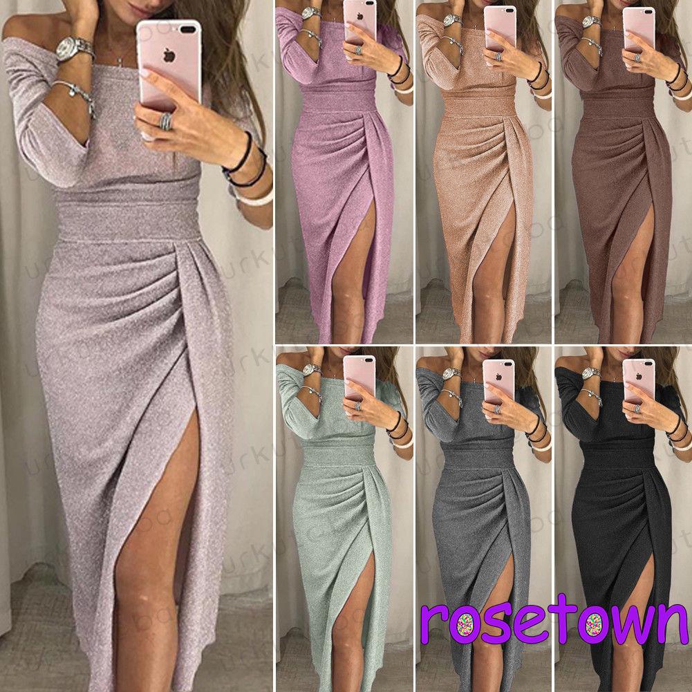 Đầm trễ vai dáng ôm quyến rũ