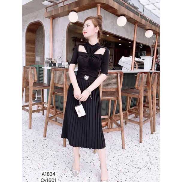 [ Top thương hiệu ] Bộ đầm váy thiết kế - Chính hãng Thương Hiệu DVC Global Fashion – Mẫu S1834