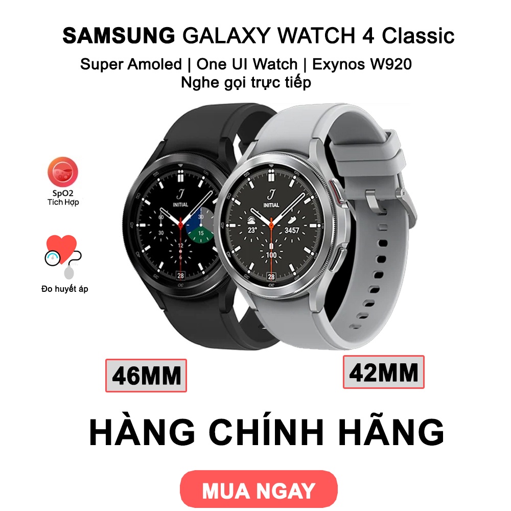 [GALAXY WATCH 4 CLASSIC] Đồng hồ thông minh Samsung Galaxy Wacth 4 Classic - Hàng chính hãng