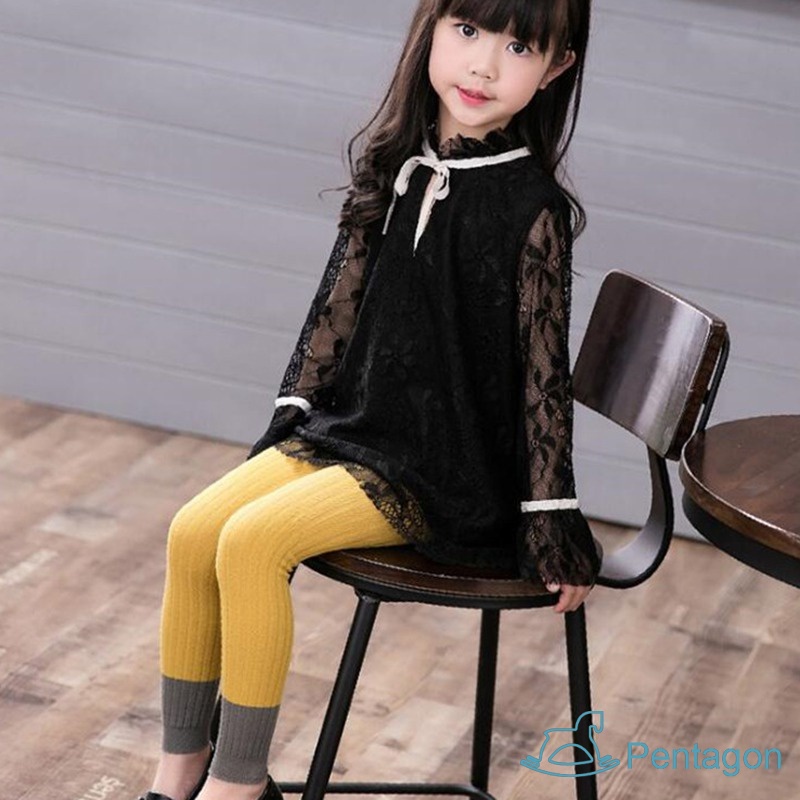 Quần Legging Dệt Kim Thoải Mái Hợp Thời Trang Cho Bé Gái