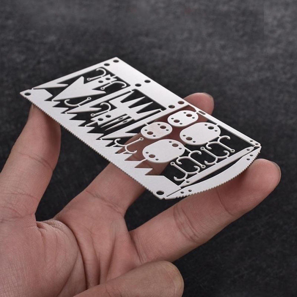Thẻ Dụng Cụ Sinh Tồn Đa Năng 22 Trong 1 Bằng Thép Không Gỉ