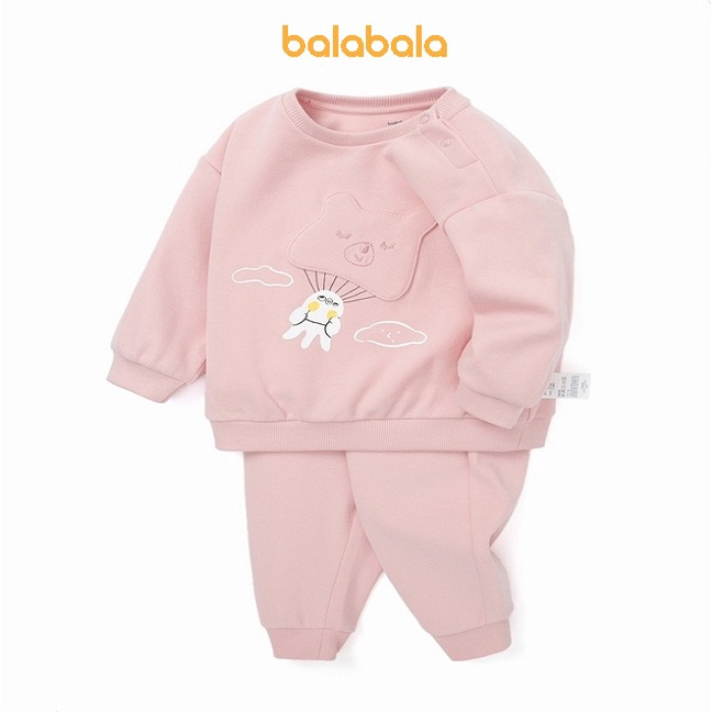 (0-3 tuổi) Bộ quần áo bé gái hãng BALABALA 200121104004