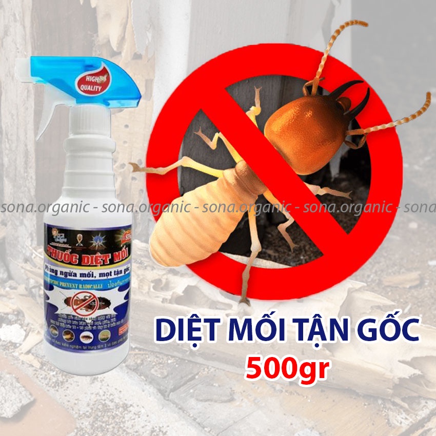 Thuốc diệt mối tận gốc SIFA 500ml, Thuốc Diệt Mối Mọt Gỗ, Diệt Mối Sinh Học - Sona Organic